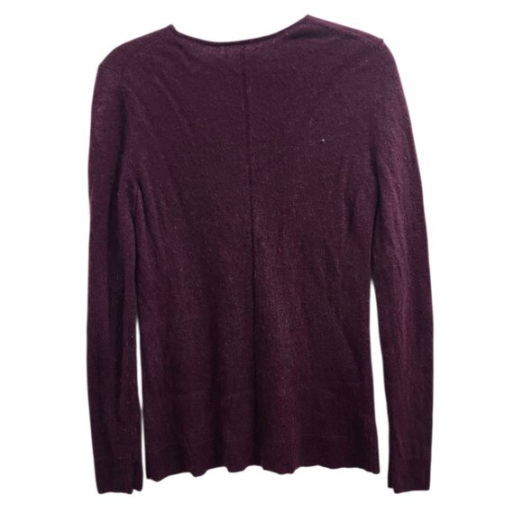 41 Hawthorn 100% Cashmere Sweater Women’s Size L Burgundy Soft Lightweight - Picture 3 of 9